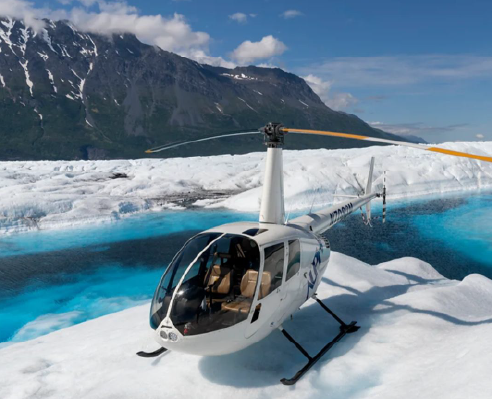 Helicopter tour in Alaska