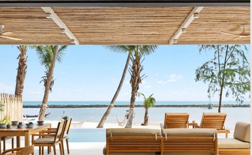 Beach scene for homepage hero slider